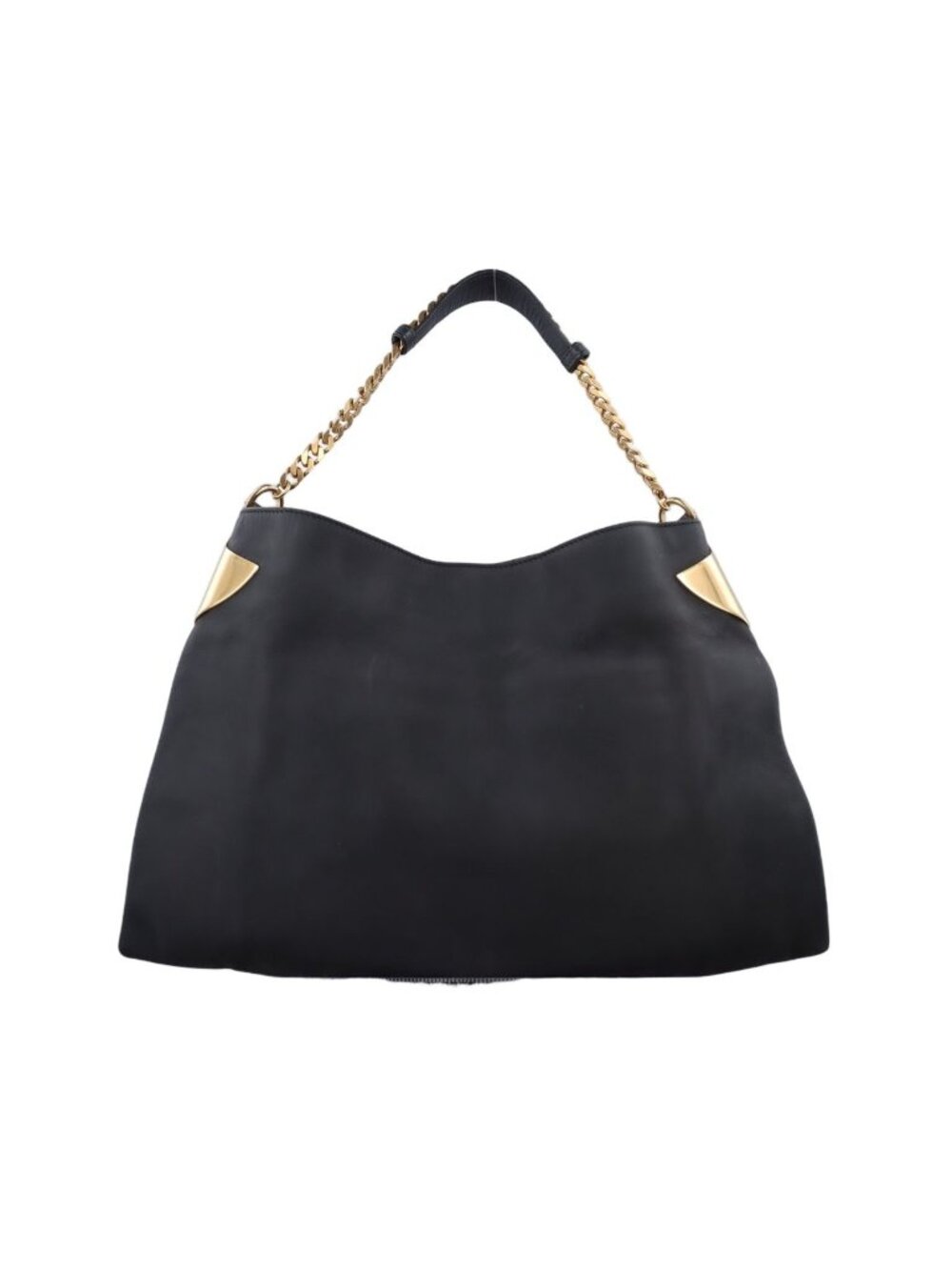 ★SOLD★ Gucci Large Black Leather Messenger Bag - Picture 2 of 15